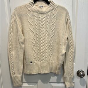 Helly Hansen Cream Cable Knit Sweater